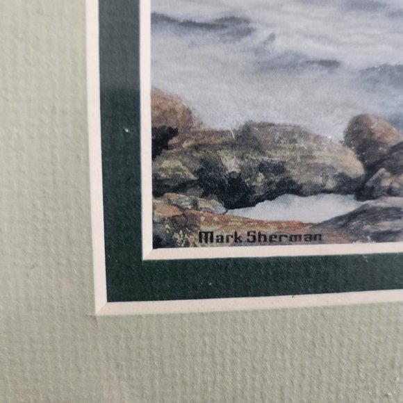 Cuckolds, Maine Signed Lighthouse Print by Mark Sherman - Picture 4 of 6